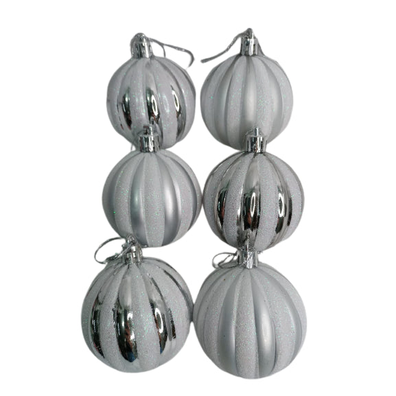 Kit 6 Bolas De Natal 6cm Enfeite Natalino