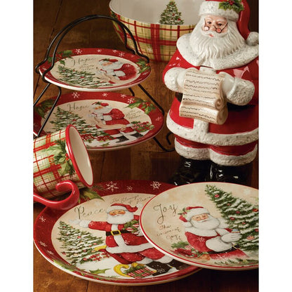 Conjunto de Louça de Natal Holiday Wishes – 16 Peças